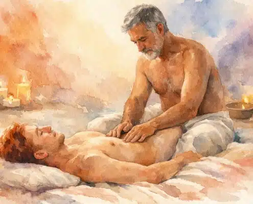 Massage lingam - cadre, sens et repères